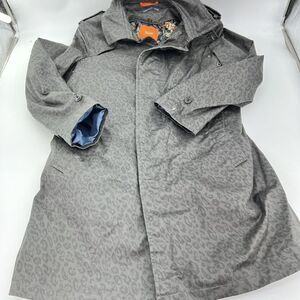 Tallis Camo Print Overcoat Removable Lining Size M